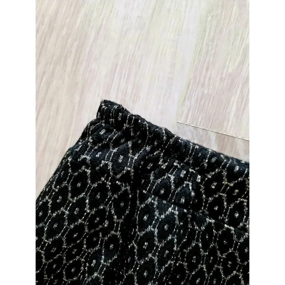JM Studio John Meyer Black Gold Straight Lined Career Workwear Slit Skirt Sz 18W - Picture 8 of 11